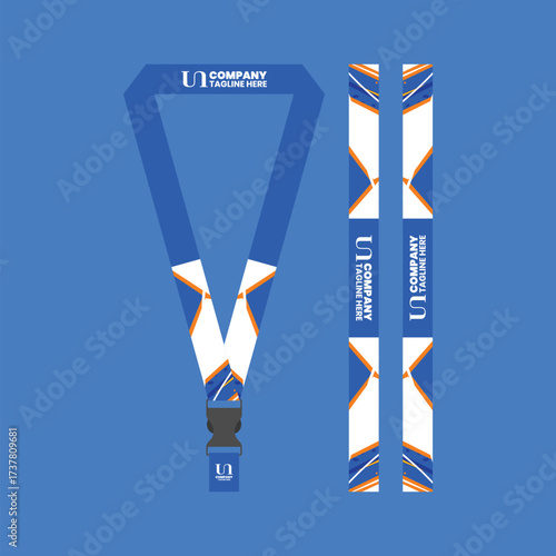 Office and company ID card lanyards