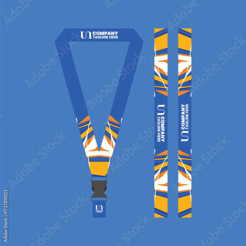 Office and company ID card lanyards