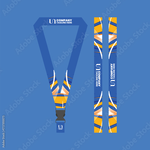 Office and company ID card lanyards