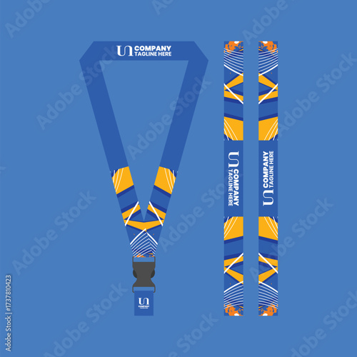 Office and company ID card lanyards