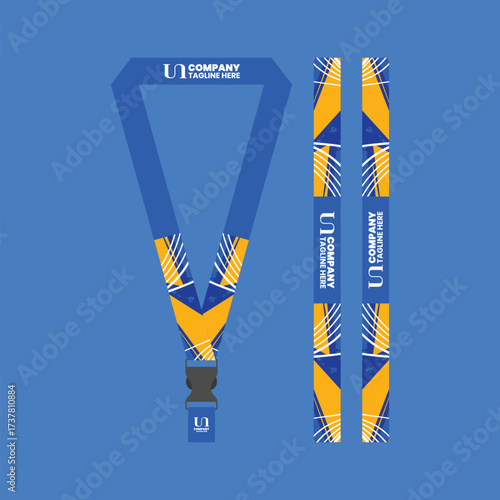 Office and company ID card lanyards
