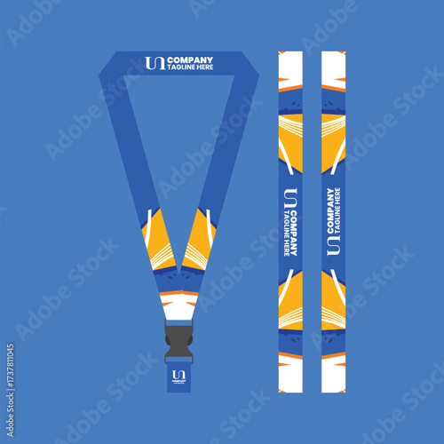 Office and company ID card lanyards