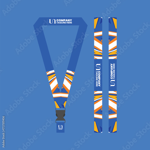 Office and company ID card lanyards
