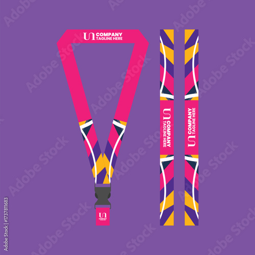 Office and company ID card lanyards
