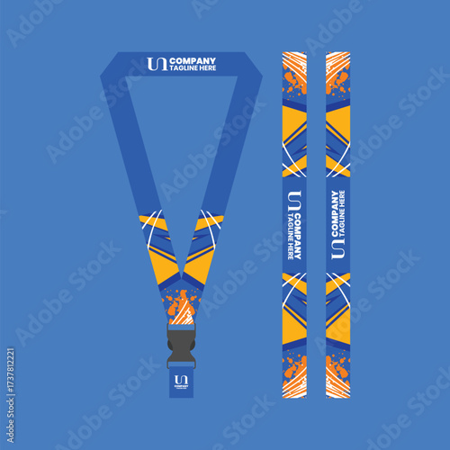 Office and company ID card lanyards