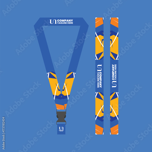 Office and company ID card lanyards