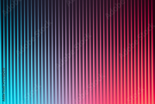 Vibrant gradient background with vertical stripes in pink and teal
