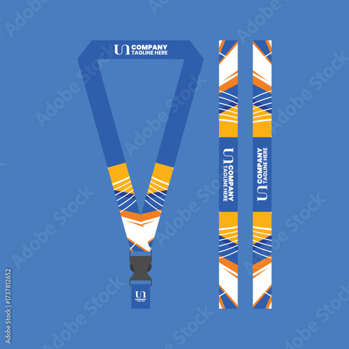 Office and company ID card lanyards