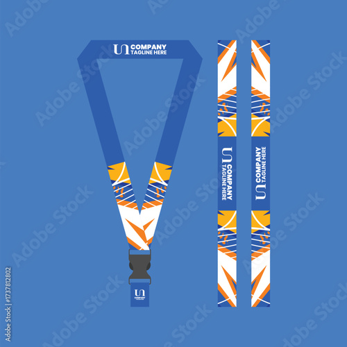 Office and company ID card lanyards