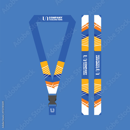 Office and company ID card lanyards