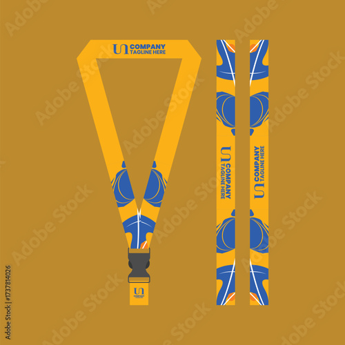 Office and company ID card lanyards