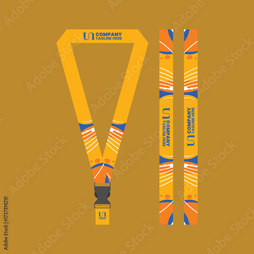 Office and company ID card lanyards