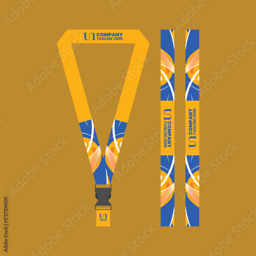 Office and company ID card lanyards