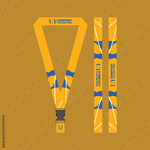 Office and company ID card lanyards
