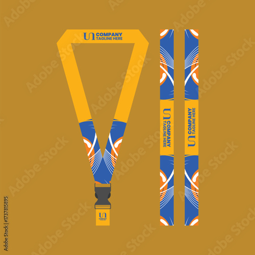 Office and company ID card lanyards