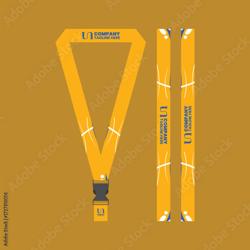 Office and company ID card lanyards