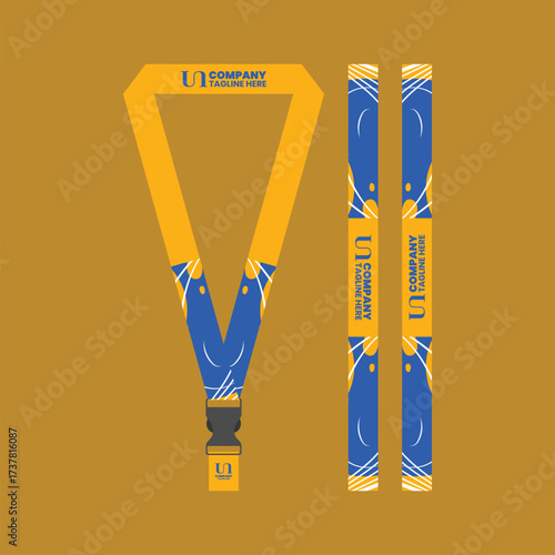 Office and company ID card lanyards