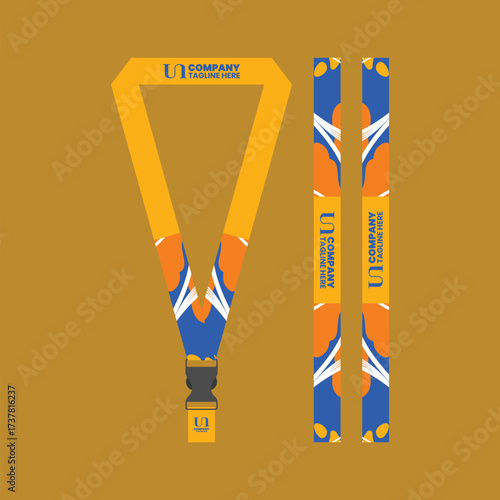 Office and company ID card lanyards
