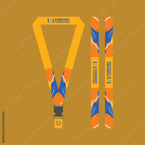 Office and company ID card lanyards