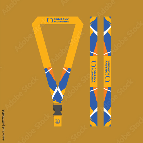 Office and company ID card lanyards