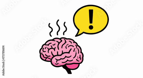 human brain vector illustration