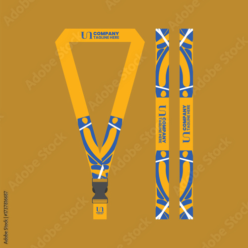 Office and company ID card lanyards