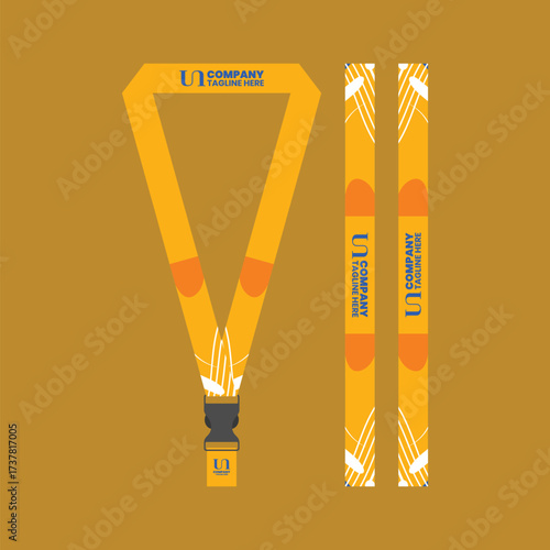 Office and company ID card lanyards