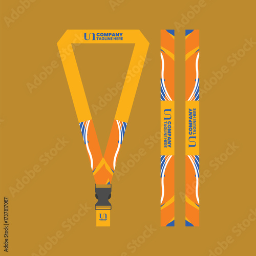 Office and company ID card lanyards