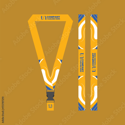 Office and company ID card lanyards