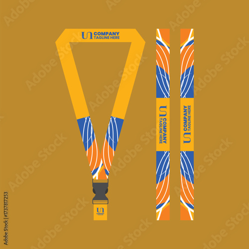 Office and company ID card lanyards