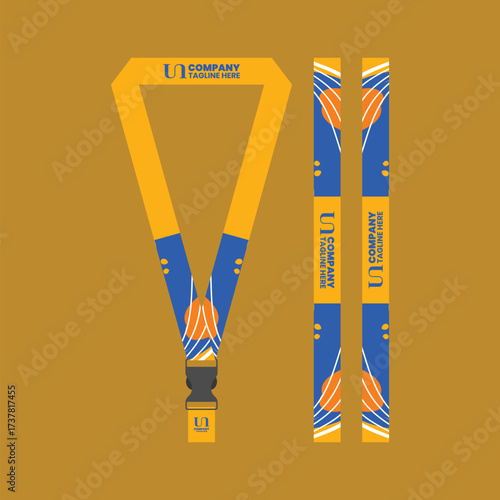 Office and company ID card lanyards