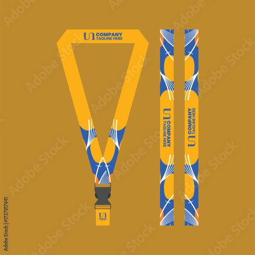 Office and company ID card lanyards