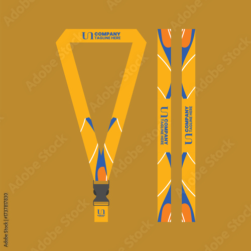 Office and company ID card lanyards