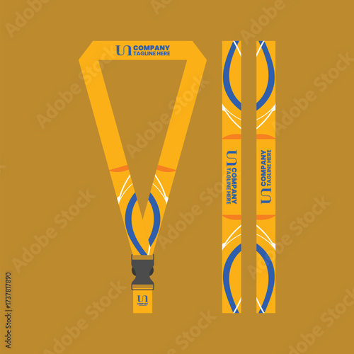 Office and company ID card lanyards