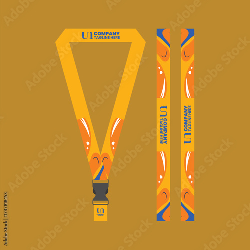 Office and company ID card lanyards