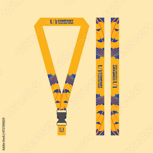 Office and company ID card lanyards
