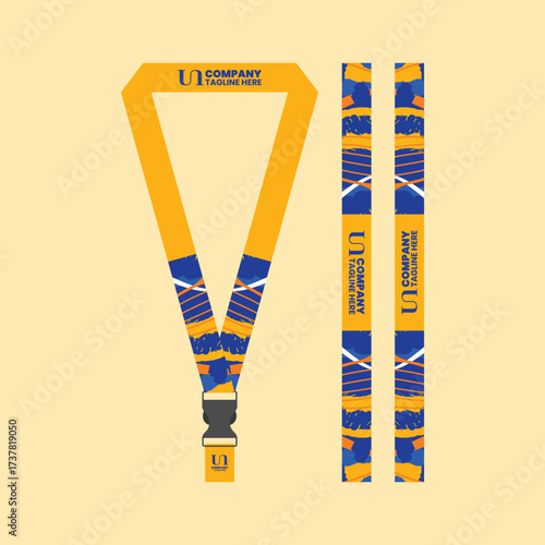 Office and company ID card lanyards