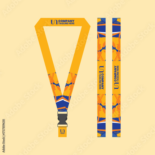 Office and company ID card lanyards