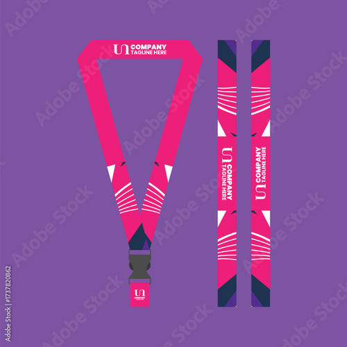 Office and company ID card lanyards