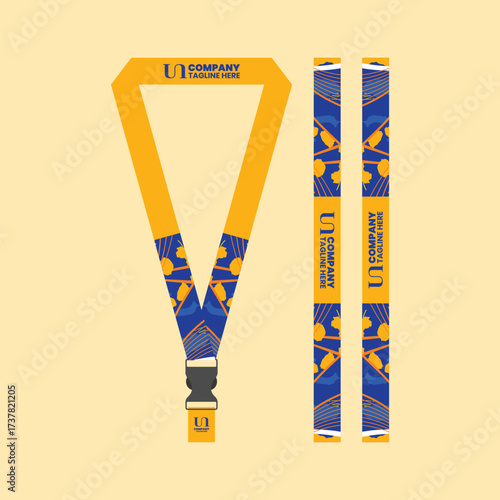 Office and company ID card lanyards