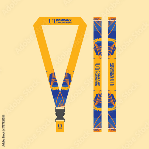 Office and company ID card lanyards