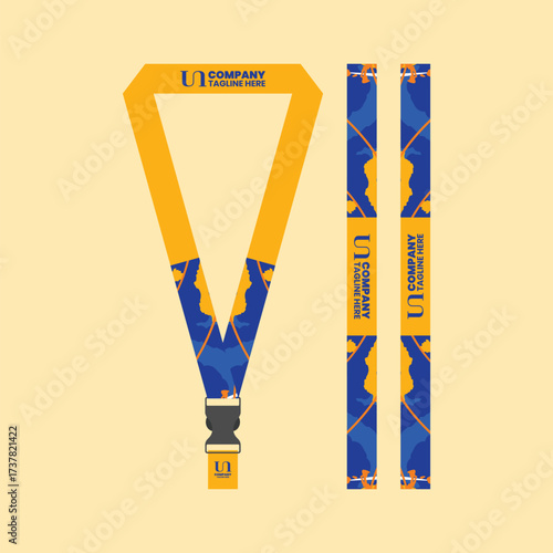 Office and company ID card lanyards