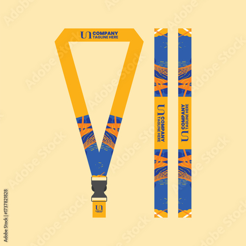 Office and company ID card lanyards