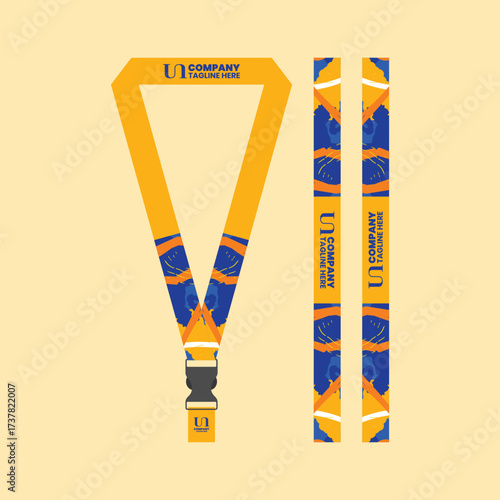 Office and company ID card lanyards