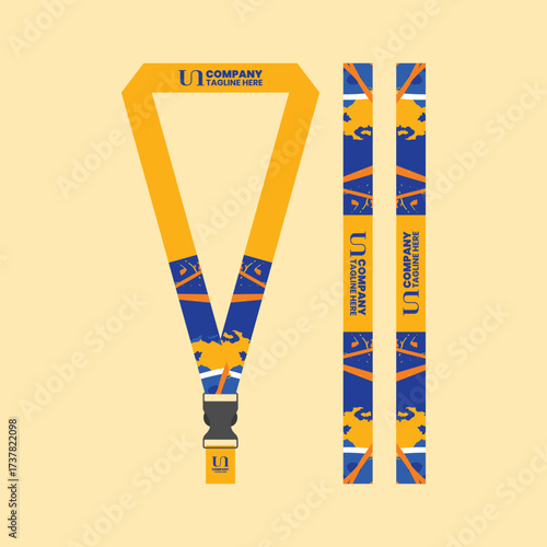 Office and company ID card lanyards