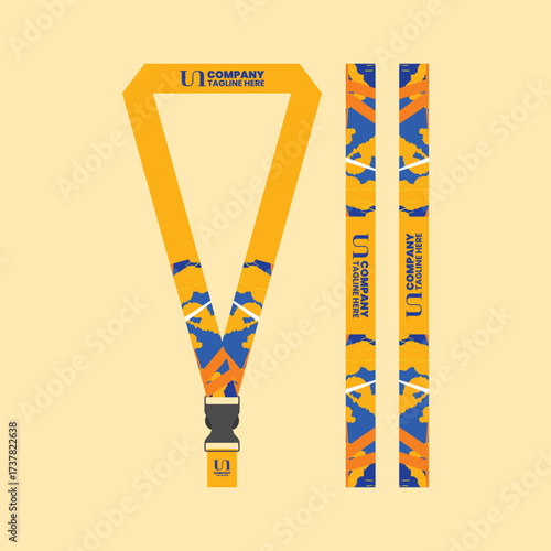 Office and company ID card lanyards