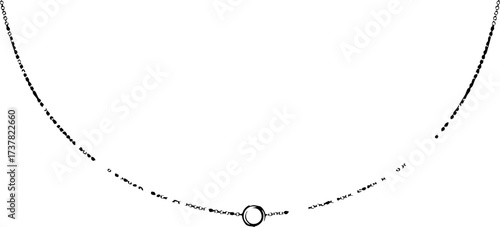 Elegant minimalist necklace pendant design, delicate chain accentuating timeless style and subtle luxury for modern fashion lovers.