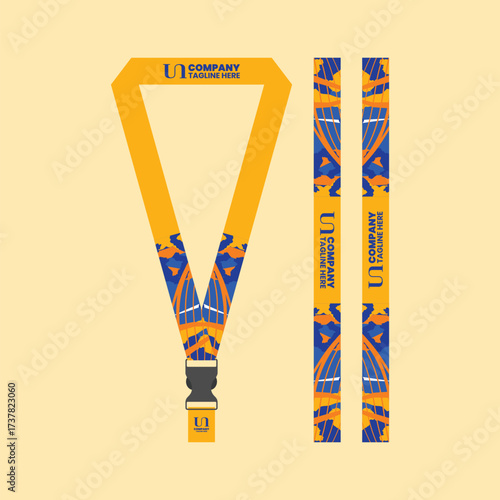 Office and company ID card lanyards