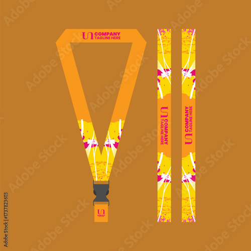 Office and company ID card lanyards