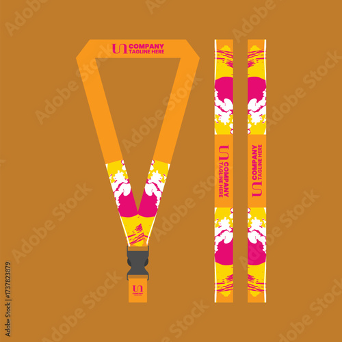 Office and company ID card lanyards